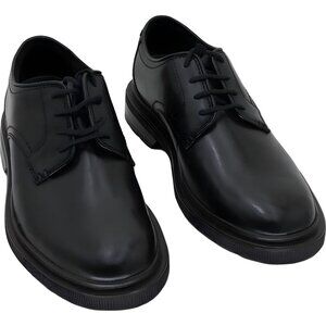 Clarks Burchill Derby Leather Oxford Shoes Black Men's Dress Lace-Up 9.5M